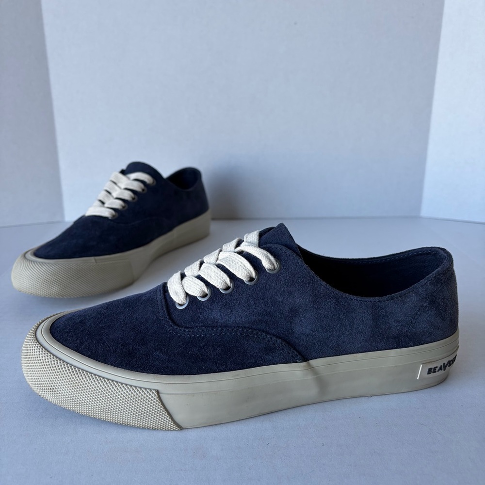 SeaVees Legend Sneakers Navy Blue Suede Men’s 9.5